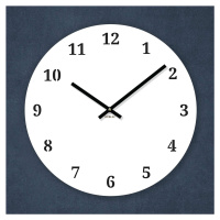 Dizajnové nástenné hodiny - Basic, Biela