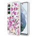 Kryt Guess Samsung Galaxy S23+ white hardcase Flower Collection (GUHCS23MHCFWST)