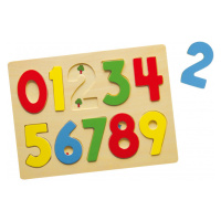 Puzzle skladačka na podložke Viga 58545 čísla