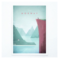 Plagát Travelposter Norway, 30 x 40 cm