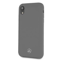 MEHCI61SILGR Mercedes Silicon/Fiber Case Lining Grey pro iPhone XR