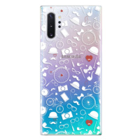 Odolné silikónové puzdro iSaprio - Vintage Pattern 01 - white - Samsung Galaxy Note 10+