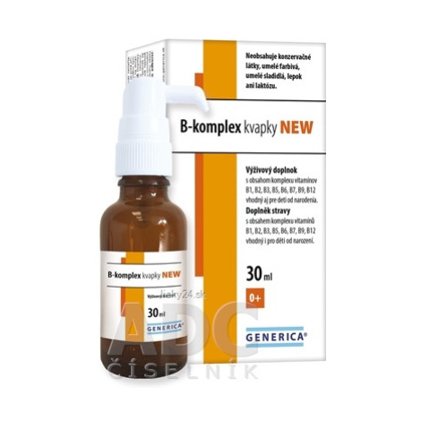 GENERICA B-komplex kvapky NEW 30 ml