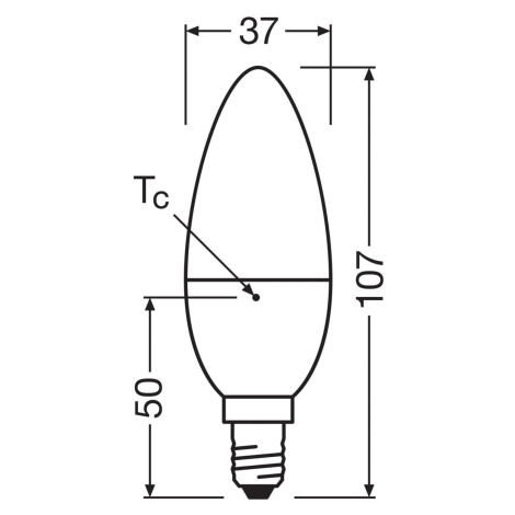 OSRAM LED sviečka Relax/Active/Sleep E14 4,9W matná 827/840