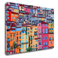 Impresi Obraz Farebné domy - 70 x 50 cm