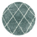 Kusový koberec Alvor Shaggy 3401 blue kruh Rozmery koberca: 120x120 kruh
