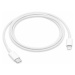 Kábel Apple MM0A3ZM, USB-C na Lightning, 1m, biely (Bulk)