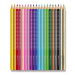 Pastelky Faber-Castell Sparkle so strúhadlom - 20 farieb