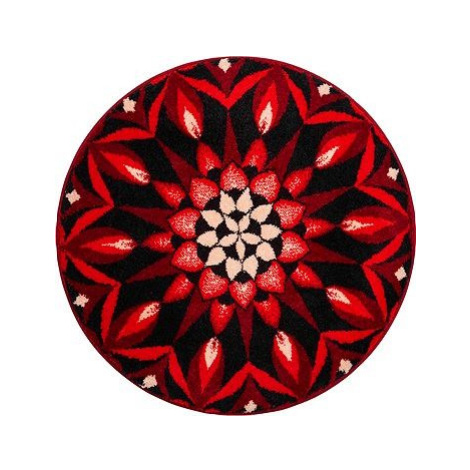 GRUND POZNANIE Mandala kruhová o 100 cm, červená