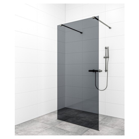 Sprchová zástena Walk-in 90 cm SAT vo farbe profilu Gun metal SATBWI90KSZAVGM