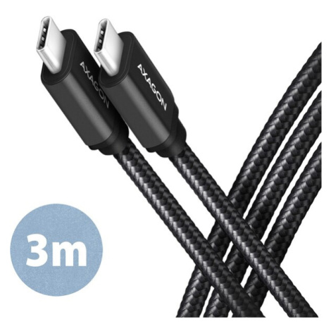 AXAGON BUCM3-CM30AB kábel USB-C - USB-C 3m čierny