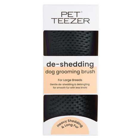 PET TEEZER De-shedding purple hreben pre vyčesávanie kožúškov