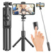 Selfie tyč/ statív 2v1 pre BLUETOOTH + diaľkové ovládanie IZOXIS 21234