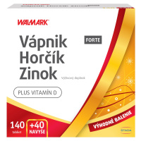 WALMARK Vápnik Horčík Zinok forte 180 tabliet