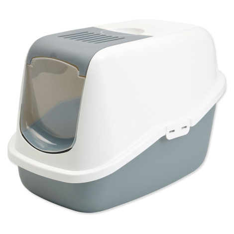 Bielo-sivý mačací záchod 39x56 cm Savic Nestor – Plaček Pet Products
