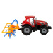 mamido Červený Traktor so Zhrnutím Fričný Pohon