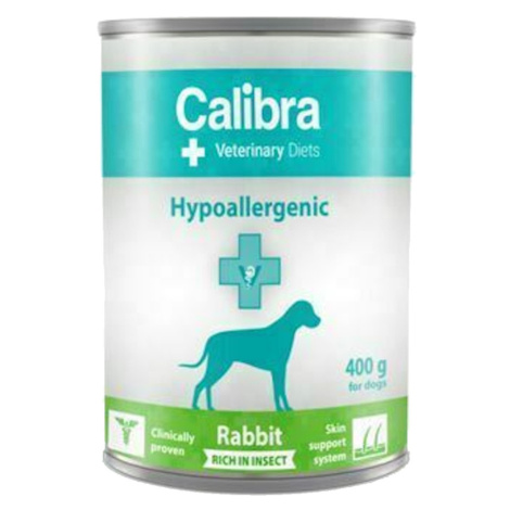 CALIBRA Vet. Diets Hypoallergenic konzerva pre psov Rabbit&Insect 400 g