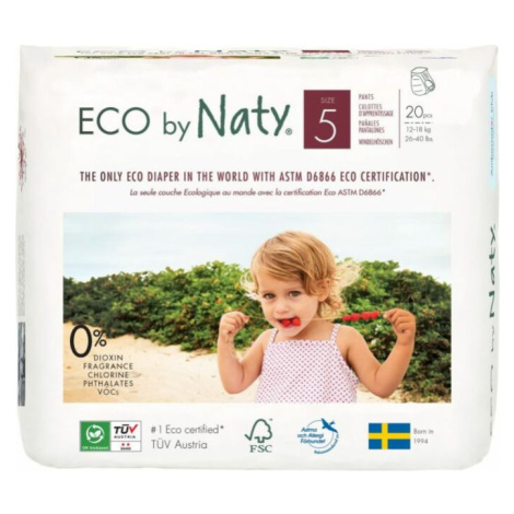 Nohavičky plienkové jednorázové 5 Pants 12-18kg 20ks Naty Nature Babycare