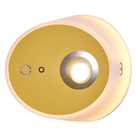LED svetlo Zoom, bodové svetlá, výstup USB, žltá