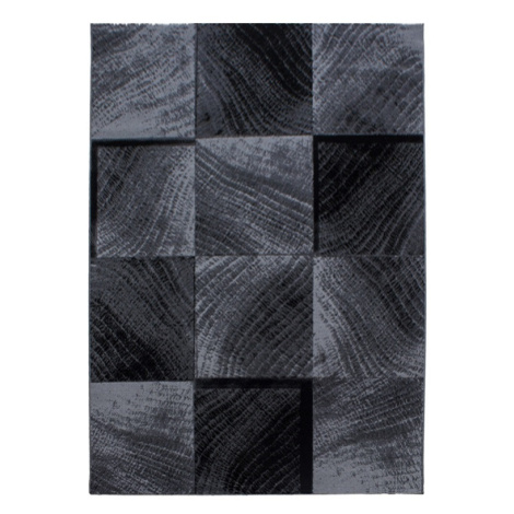 Kusový koberec Plus 8003 black - 160x230 cm Ayyildiz koberce