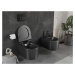 MEXEN/S - Sofia Závesná WC misa vrátane sedátka s slow-slim, z duroplastu, čierna matná 30540185