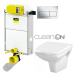 VIEGA Presvista modul PURE pre WC vrátane tlačidla Life5 CHROM + WC CERSANIT CLEANON CARINA + SE