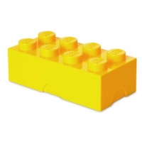 LEGO® box na desiatu 8 - žltá 100 x 200 x 75 mm