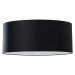 Čierne stropné svietidlo so skleneným tienidlom ø 70 cm Volta - Nice Lamps