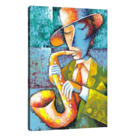 Obraz Tablo Center Saxophone, 50 × 70 cm Vavien Artwork