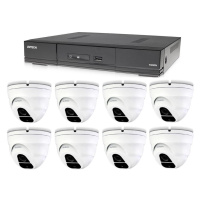 Kamerový set 1x AVTECH DVR DGD1009AV a 8x 5MPX Dome kamera AVTECH DGC5205TSE