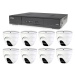 Kamerový set 1x AVTECH DVR DGD1009AV a 8x 5MPX Dome kamera AVTECH DGC5205TSE