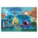 Puzzle 1000 dielikov Disney Mapa - Malá morská víla