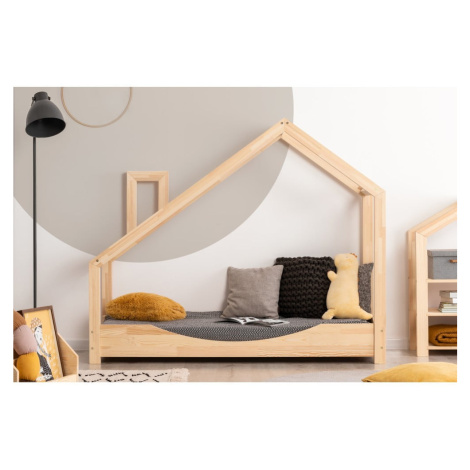 Domčeková posteľ z borovicového dreva Adeko Luna Elma, 80 x 160 cm