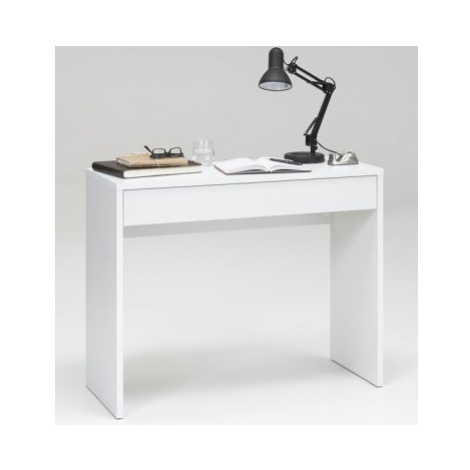 Písací/kozmetický stôl Checker, biely% Asko