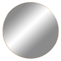 Sconto Zrkadlo JIRSIY GOLD zlatá, priemer 80 cm