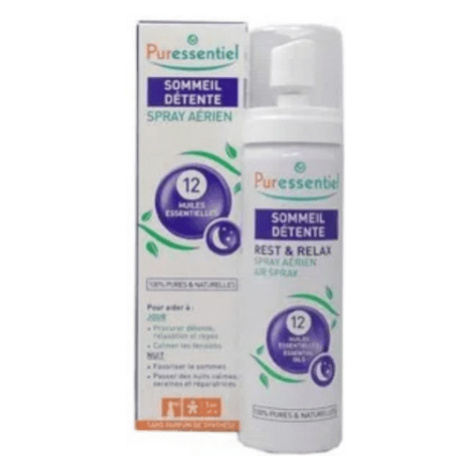 PURESSENTIEL Relaxačný sprej aromaterapeutický do priestoru 12 essenciálnych olejov 75 ml