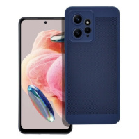 Xiaomi Redmi Note 12 4G, plastový zadný kryt, priedušný, dierovaný vzor, priedušný, námornícka m