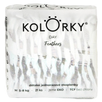 KOLORKY DAY - perie - M (5-8 kg) jednorazové eko plienky 21 ks