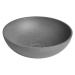 TURF betónové umývadlo vrátane výpuste, priemer 44 cm, čierny granit AR436