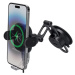 Držiak SPIGEN UTS35W ONETAP UNIVERSAL WINDSHIELD & DASHBOARD CAR MOUNT WIRELESS CHARGER BLACK (A