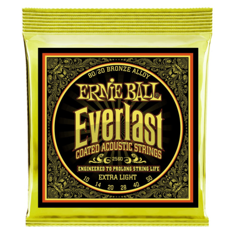 Ernie Ball 2560 Everlast 80/20 Bronze Extra Light