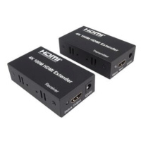 PremiumCord 4K HDMI extender na 100m cez jeden kábel Cat5e/Cat6