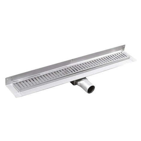 GELCO - MANUS ONDA podlahový žľab  z nerezové oceli s roštom, nástenný, L-1050, DN50 GMO26
