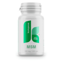 KOMPAVA MSM 500 mg 120 kapsúl