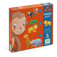 Súprava 6 puzzle pre najmenších Opičiak a jeho kamaráti