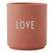 Ružový/béžový porcelánový hrnček 300 ml Love – Design Letters