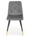 HALMAR K438 jedálenská stolička sivá / čierna
