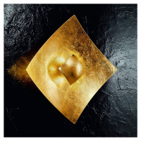 Svetlo Quadrangolo lístkové zlato 32,5 x 32,5 cm