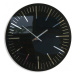 Nástenné akrylové hodiny Trim Flex z112-1-0-x, 50 cm, čierne