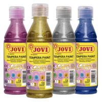 JOVI PREMIUM - Glitrové temperové farby 250 ml fialová 51723